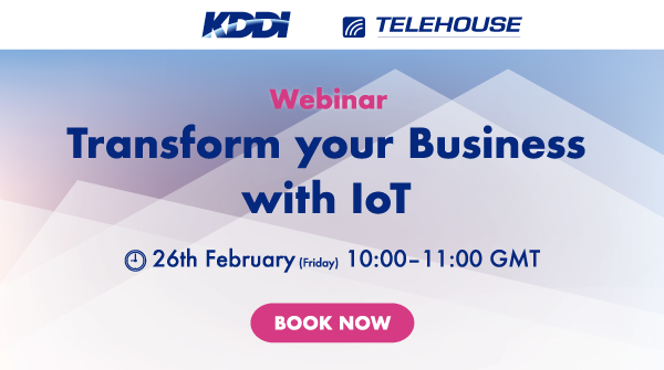 Club Telehouse & KDDI webinar: Transform your business with IoT